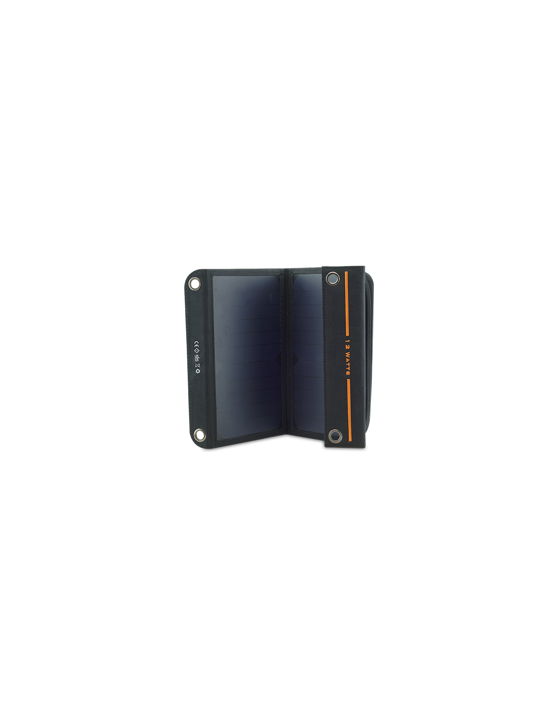12W solar panel with built-in battery