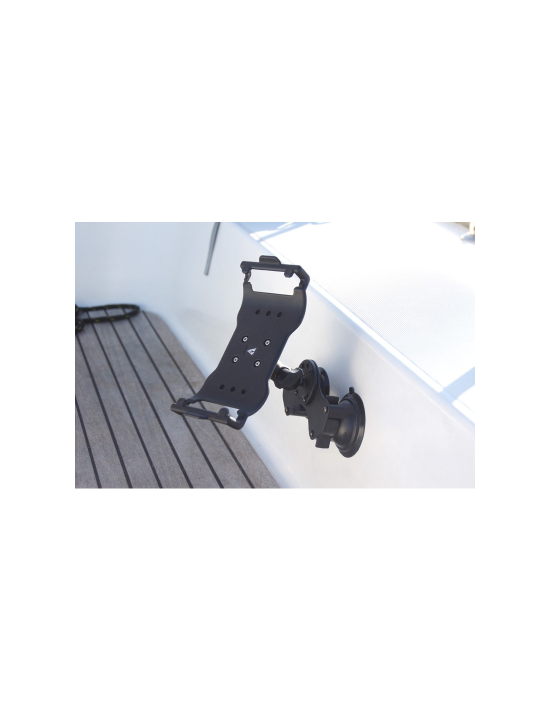Double suction cup mounting