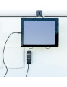 Waterproof USB socket with tablet