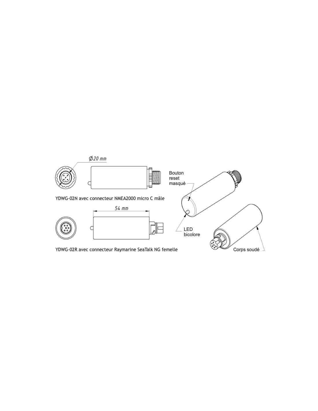 YDWG-02 - NMEA2000 Gateway - wifi